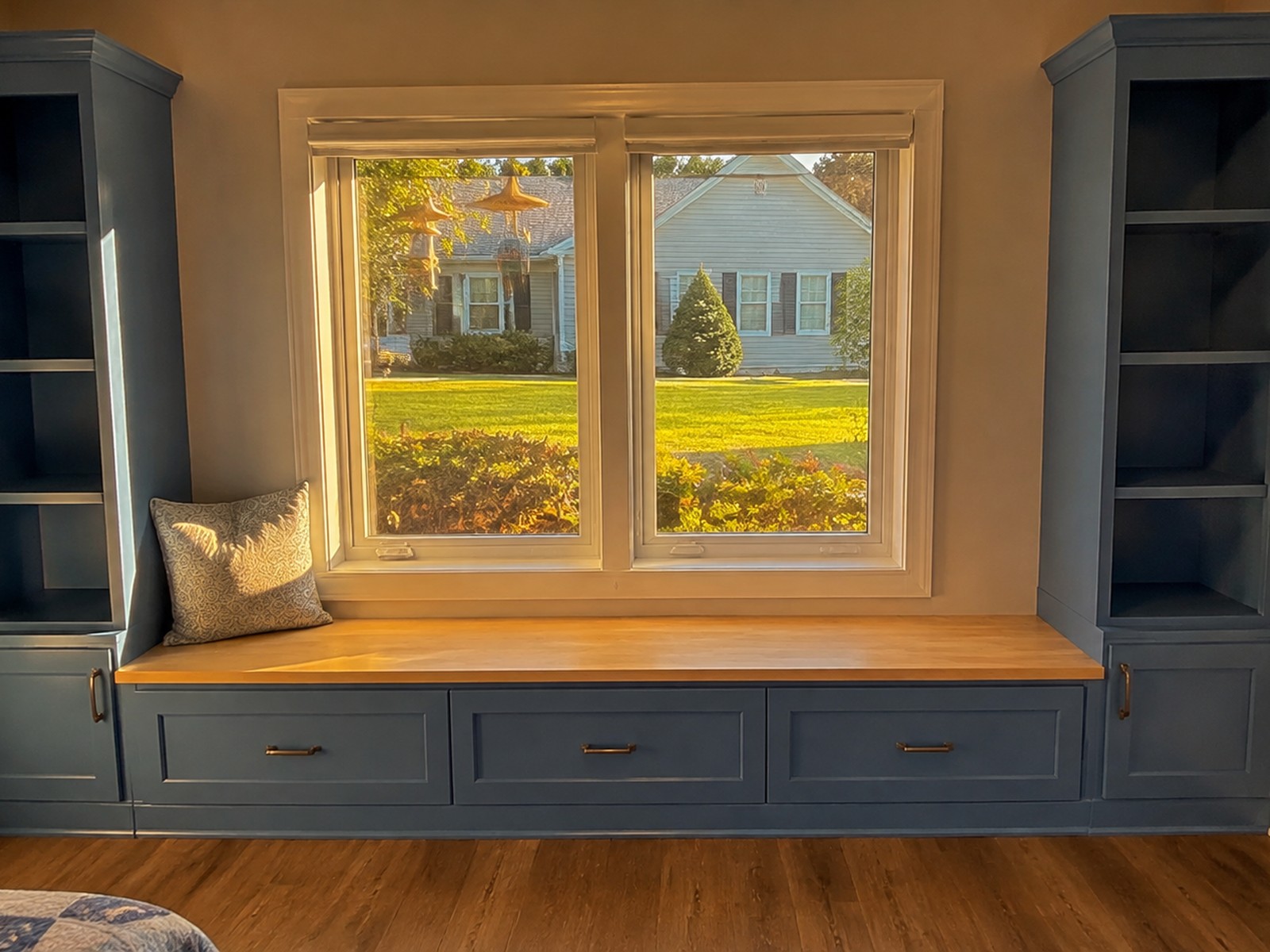 Completed built-in job by Mackwood Construction near Williamson, WV