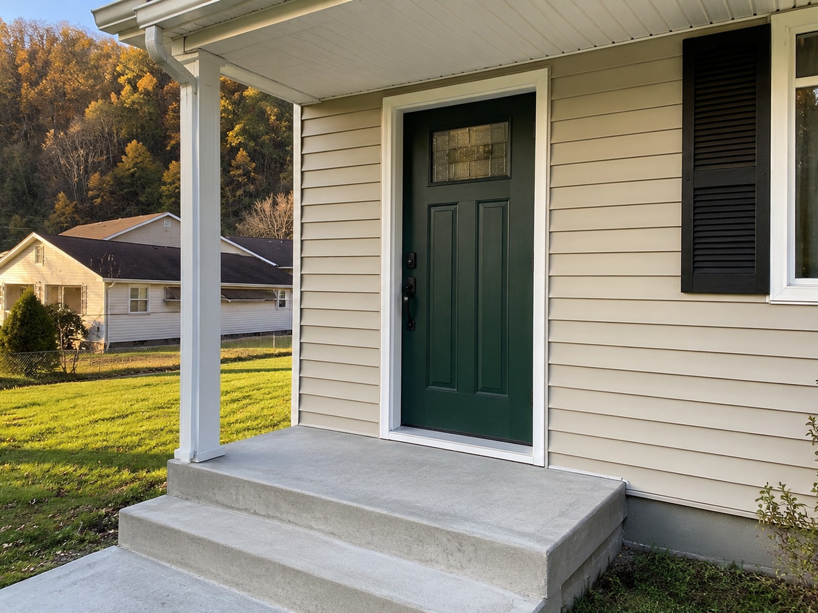 Completed door & window job by Mackwood Construction near Williamson, WV