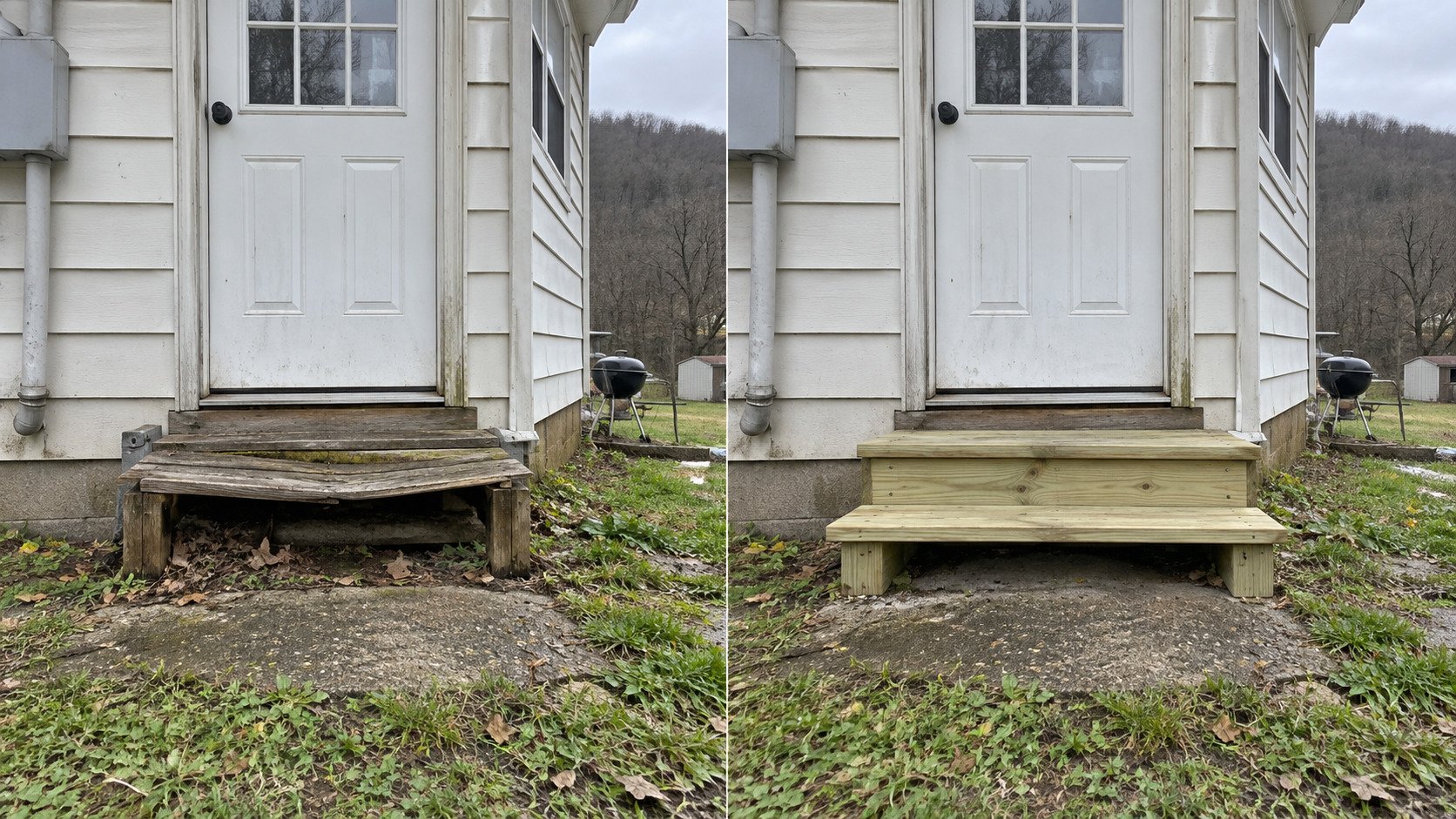 Example of a finished handyman project