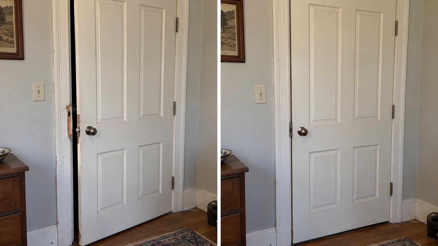 Example of a finished handyman project
