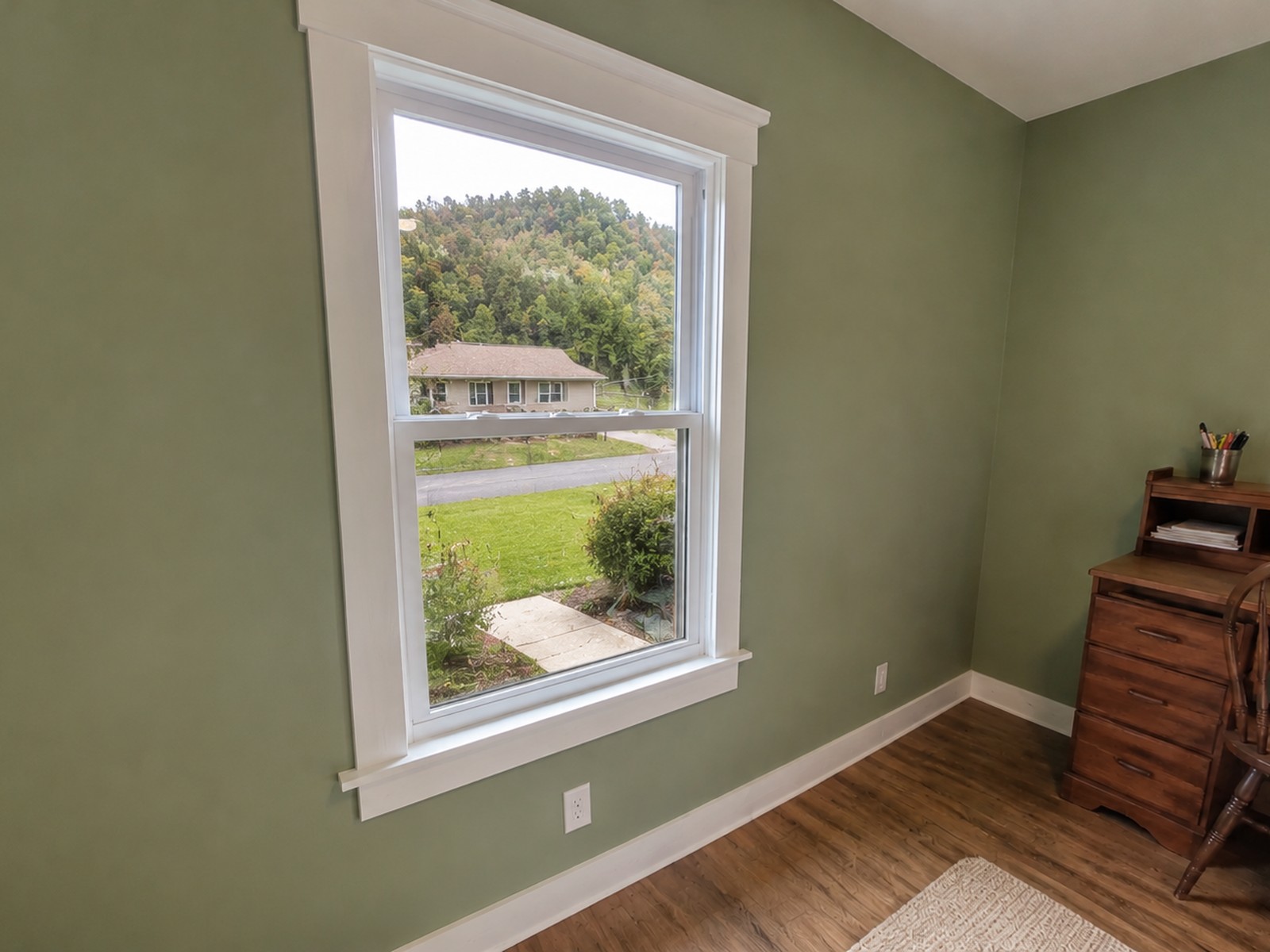 Completed interior trim job by Mackwood Construction near Williamson, WV
