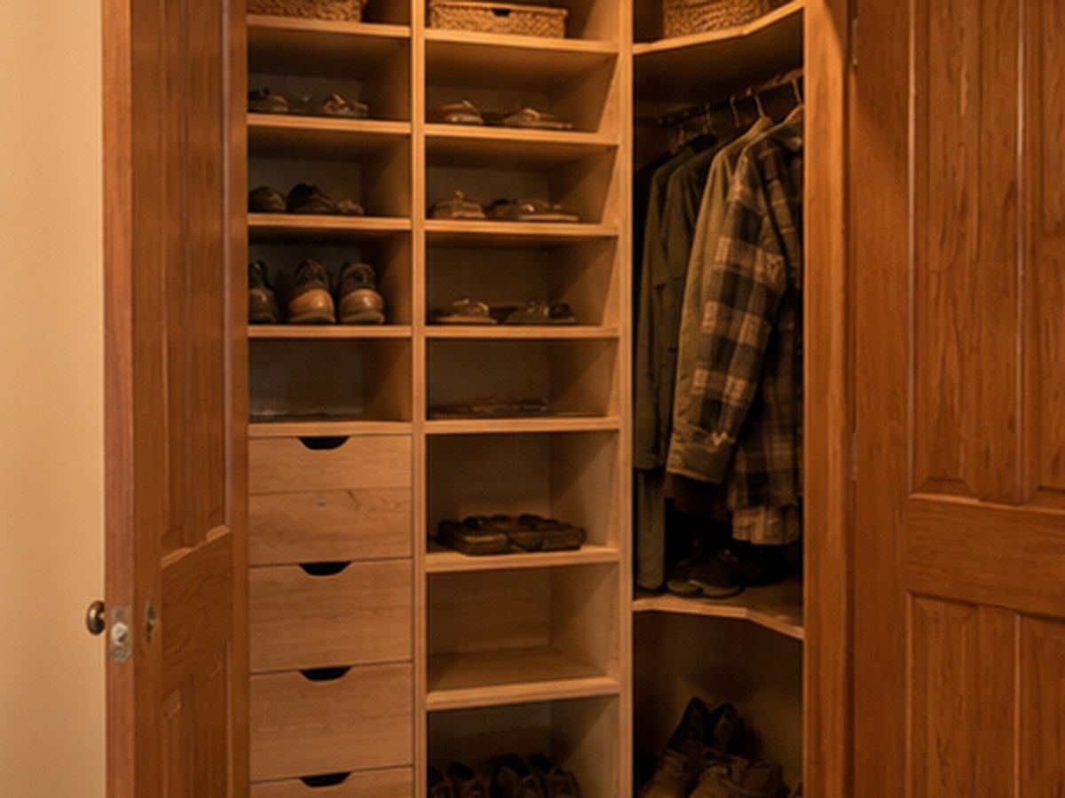 Closet and pantry systems built to the actual opening