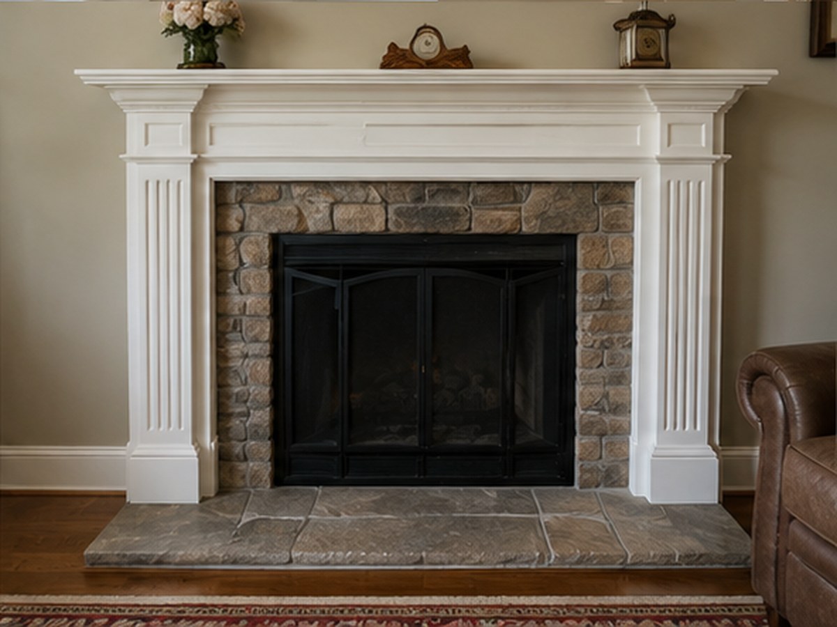 Mantels, columns, and built-up mouldings