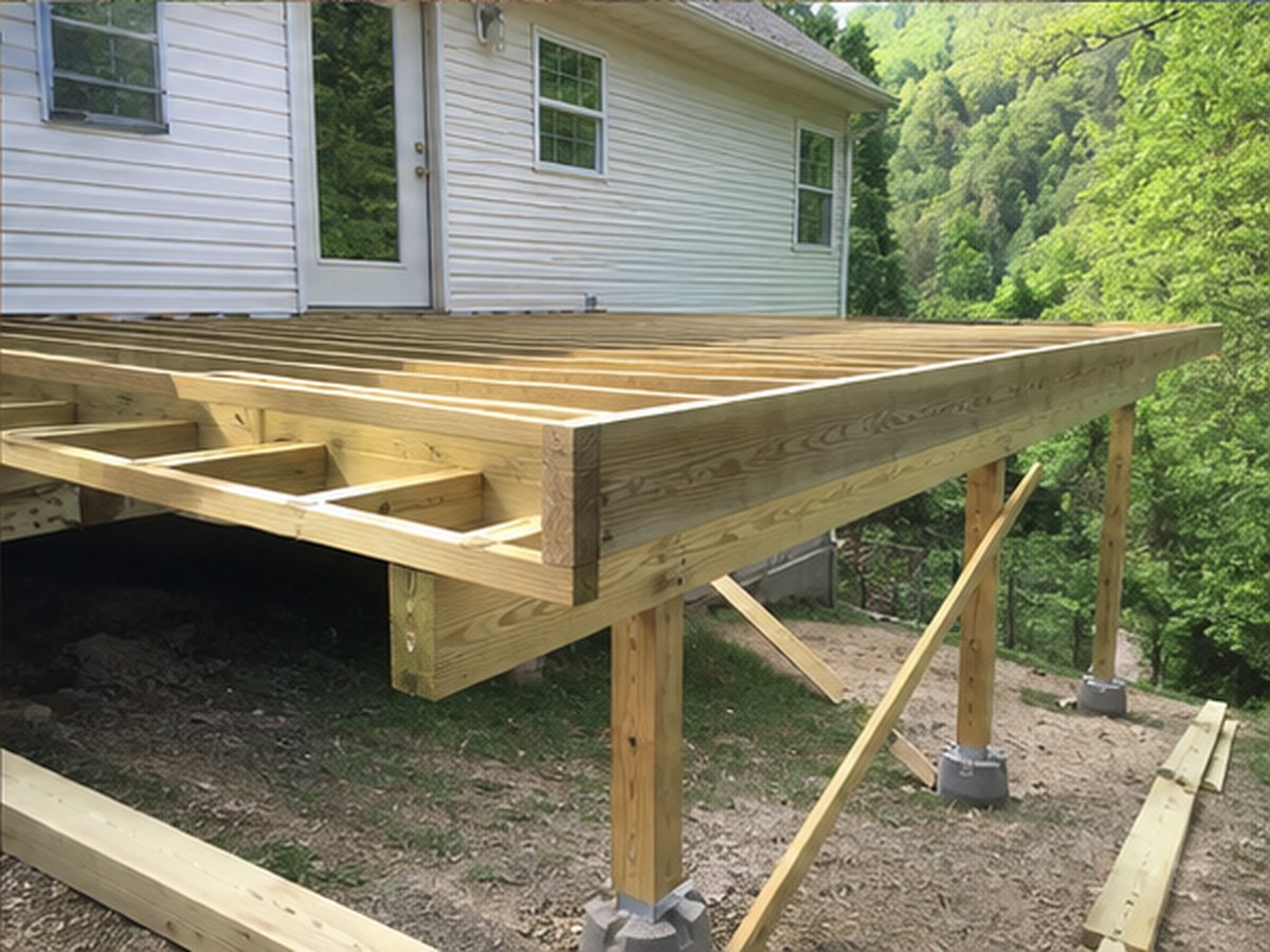 Porch and deck framing rebuilds