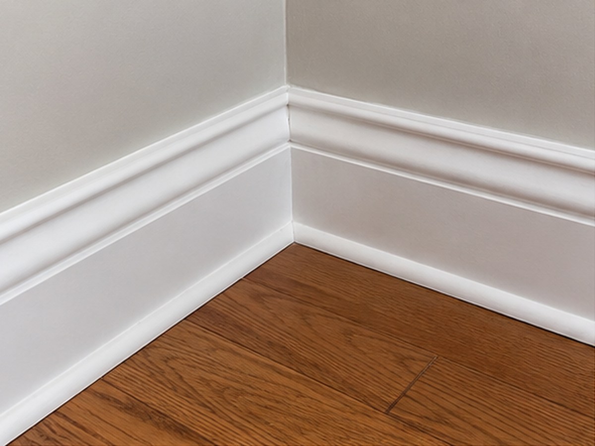 Baseboard and shoe molding