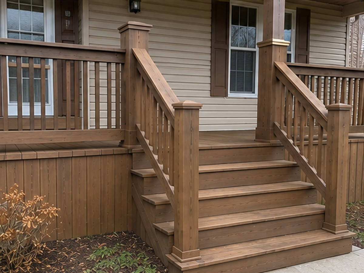 Railing, step, and column repair