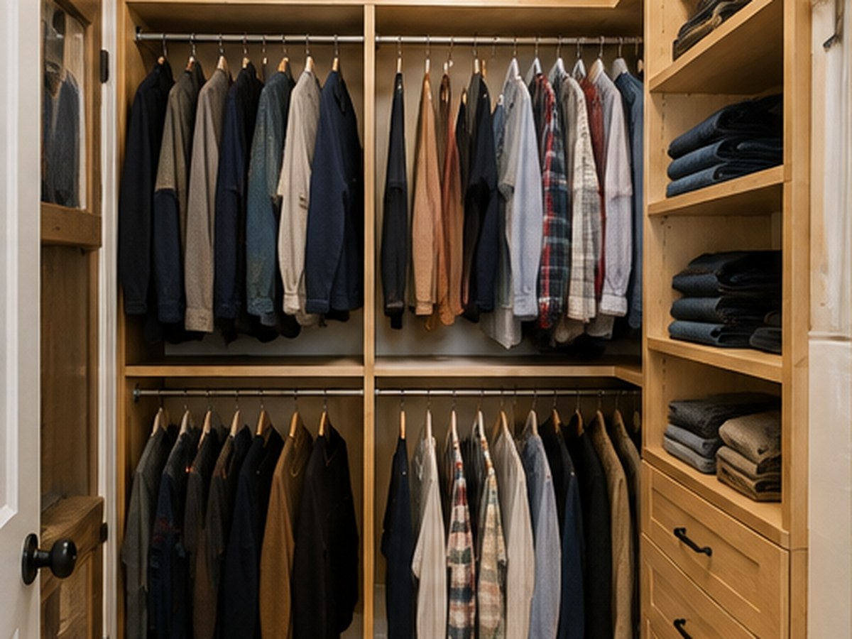 Closet shelving and hanging systems
