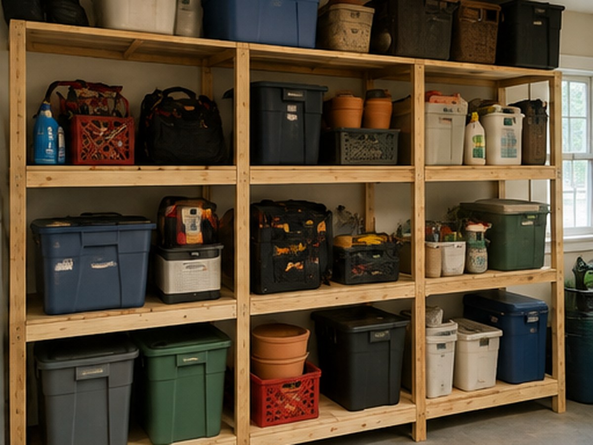 Garage and basement shelving
