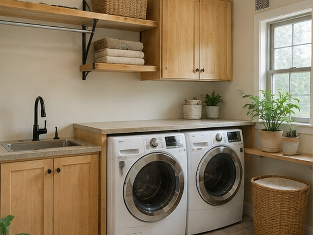 Laundry and utility room storage